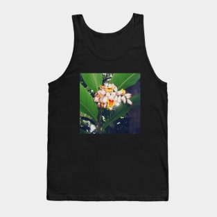 Pink Flowers Photography design with blue sky nature lovers Tank Top